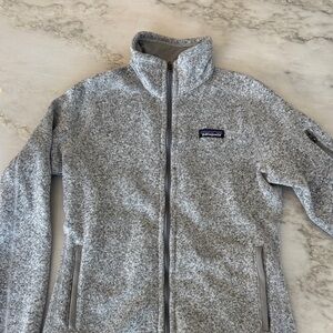 Patagonia Heathered Gray Zip-Up Jacket